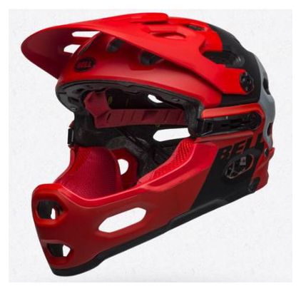 Bell Super 3R MIPS Helmet Red/Black/Grey
