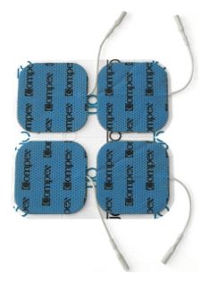 4 Électrodes Compex Performance à fil 50x50mm