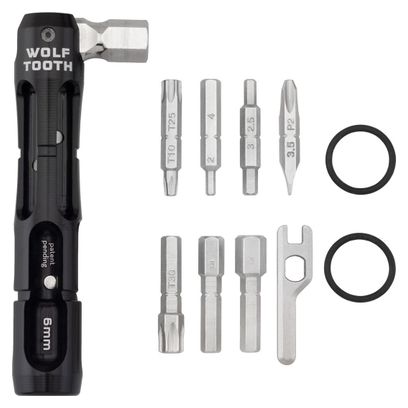 Wolf Tooth EnCase System Hex Bit Wrench Multi-Tool (14 Functions) Black