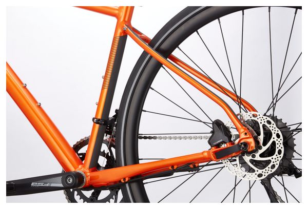 Vélo de Ville Fitness Cannondale Quick 2 Shimano Sora 9V 700 mm Orange Crush