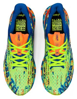 Asics Noosa Tri 14 Green Multi-Color Running Shoes