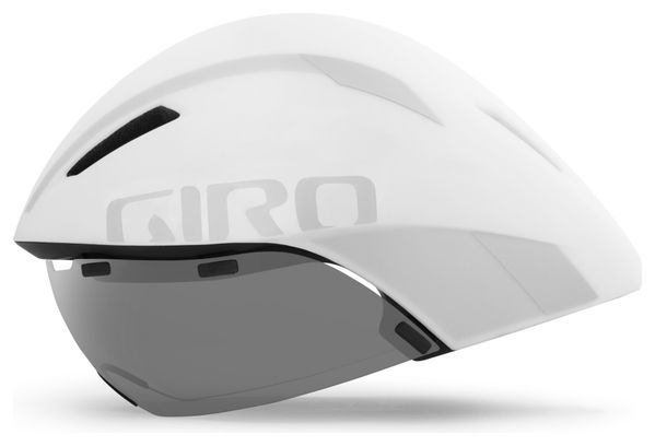 GIRO AEROHEAD MIPS Aero Helm Wit Zilver