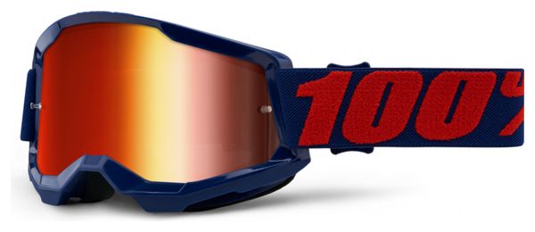 Mascarilla 100% STRATA 2 | Rojo Azul Masego | Gafas de espejo rojo