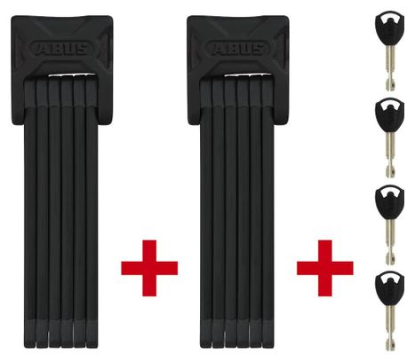 Abusador antirrobo plegable Bordo 6000/90 TwinSet Black + Soporte SH