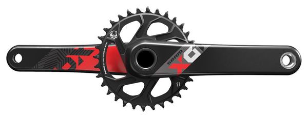 SRAM X01 EAGLE Boost Direct Mount Crankset 32t BB30 Not Included - Red