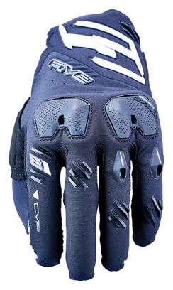 Five Gloves E1 Long Gloves Black / White