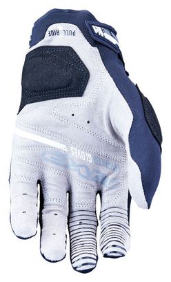 Five Gloves E1 Long Gloves Black / White