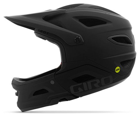 GIRO SWITCHBLADE MIPS Helmet with Removable Chinbar Matte Black 2021