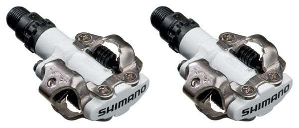 Shimano M520 Clipless SPD MTB Pedals White