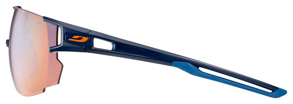 Julbo Aerospeed Sunglasses Zebra Light Blue - Red