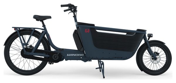 Vélo Cargo Électrique Winora F.U.B. 2W Shimano Nexus 5V 500 Wh 20/26'' Bleu Navy 2023