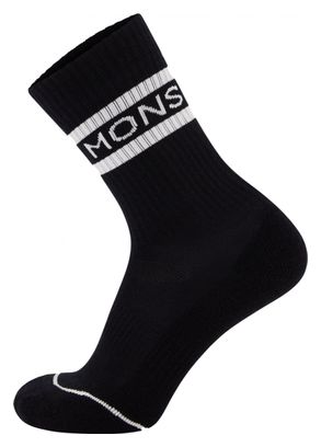 Mons Royale Siganture Crew Socks Black