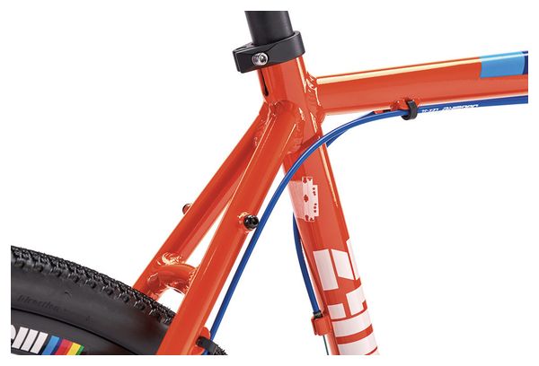 Cinelli Zydeco Lala Gravel Bike Shimano Sora 9S 700 mm Orange Juice Blue 2021
