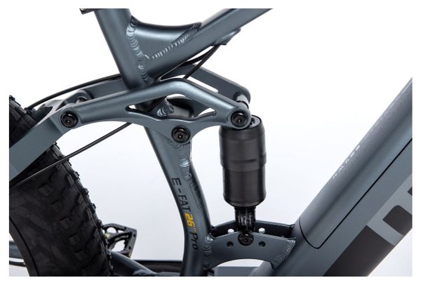 Moma Bikes VTT  FATBIKE 26 PRO  Equipped Full SHIMANO  Freins à disques Hydrauliques  Bat. Ion Lithium integrada 48V 13Ah / 160-195 cm 