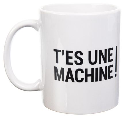 LeBram Mug ''T'es Une Machine'' 230 ml Bianco