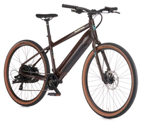 City Bike Kona Dew HD Shimano Altus 8V 418Wh 650b Brown 2023