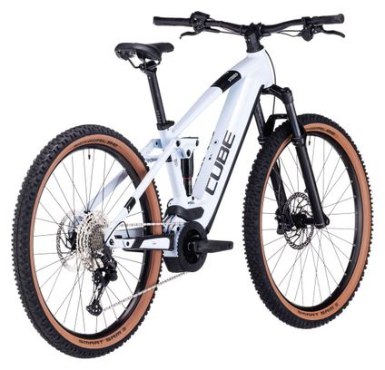 Cube Stereo Hybrid 120 Pro 750 Electric Full Suspension MTB Shimano Deore 12S 750 Wh 29'' Flash White 2023