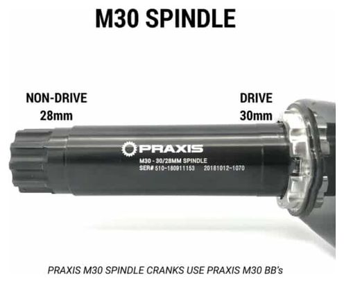Praxis Works M30 BB86 / 90/92 Road / MTB Press Kit