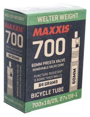 MAXXIS Inner Tube Welter Weight 700 x 18/25 Presta Valve 60mm