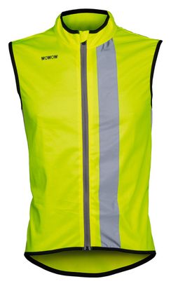 Wowow Maverick Sleeveless Reflective Jacket Neon Yellow
