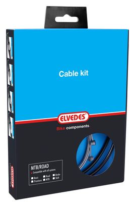 Elvedes Complete Braking Cables Pro-Line Waterproof Black Diameter 4.2mm 