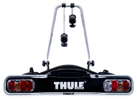 Thule EuroRide 940 Tow Ball Fahrradträger 13-poliger Sockel ? 2 Fahrräder Schwarz/Silber