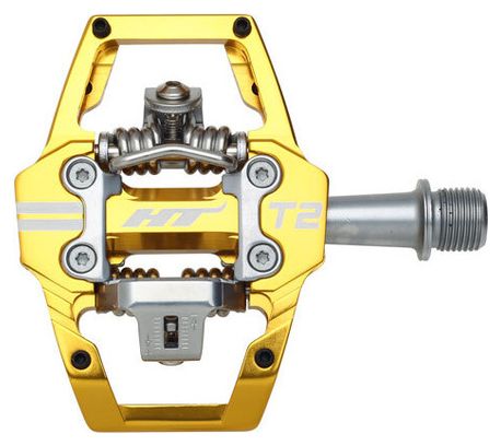 HT Components T2 Pedals Gold