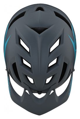 Troy Lee Designs A1 DRONE All Mountain Helmet Grey/Blue