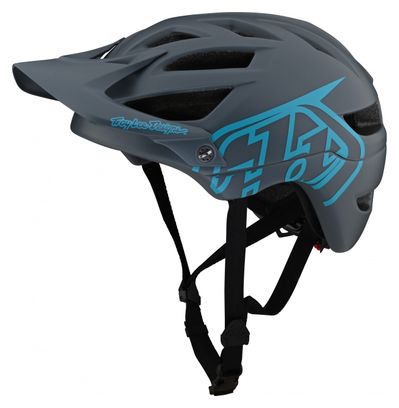 Troy Lee Designs A1 DRONE All Mountain Helmet Grey/Blue