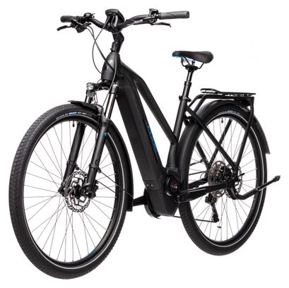 Cube Kathmandu Hybrid Pro 625 Trapeze Electric City Bike Shimano Deore 10S 625 Wh 700 mm Black 2021