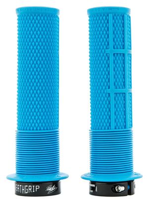 DMR DeathGrip Thin Grips with Flanges Blue