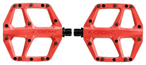 Look Trail Fusion Flat Pedals Red