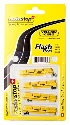SwissStop FlashPro Yellow King Brake Pads