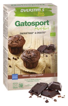 Gâteau Energétique Overstims Gatosport BIO Muffins Chocolat 400g