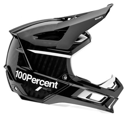 Full Face Helmet 100% Aircraft 2 Black / White