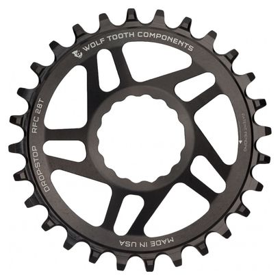 Wolf Tooth Direct Mount Chainring for Race Face Cinch Drop-Stop A Black