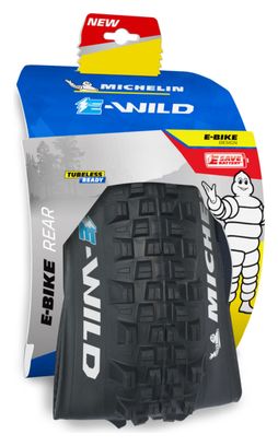 Michelin E-Wild Rear 27.5 Plus MTB Tire Tubeless Ready Folding Competition Line Gum-X