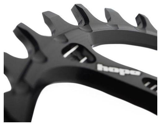 Hope Spiderless Direct Mount Boost Narrow Wide Chainring for Shimano 12S Drivetrains Black