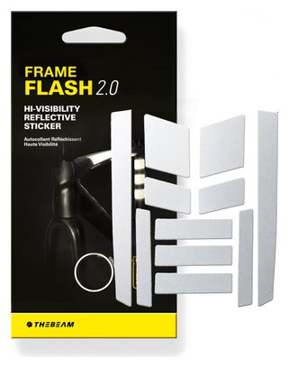 FRAME FLASH 2.0 Silver | Réflecteurs pour cadre de vélo