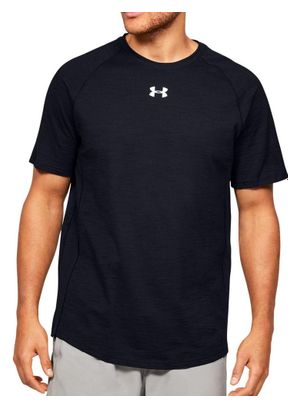 T-Shirt noir homme Under Armour Charged Cotton SS