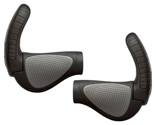 ERGON Grips with Bar End for GripShift GP3 Black