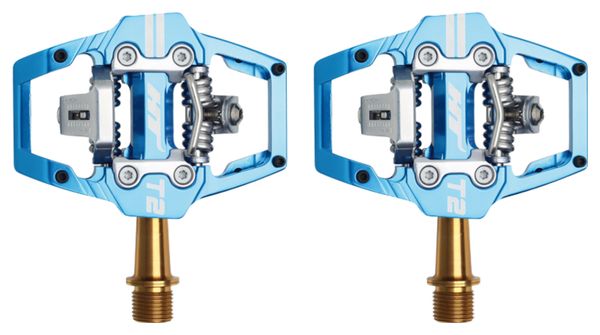 HT Components Pedales automáticos T2 Titanio Marin Azul