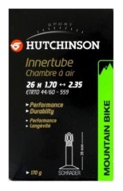 HUTCHINSON Inner Tube STANDARD 26 x 1.70 to 2.35 Schrader