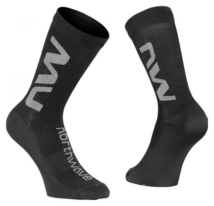 Northwave Extreme Air Socks Black/Fluo Yellow