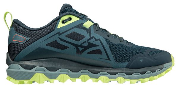 Chaussures de Trail Running Mizuno Wave Mujin 8 Bleu Vert
