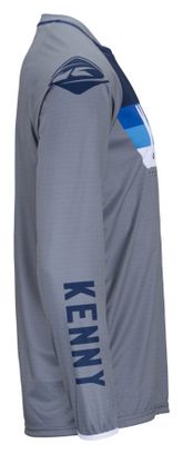 Kenny Elite Long Sleeve Jersey Gray / Blue