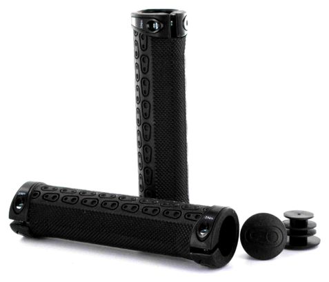 CRANKBROTHERS 2014 IODINE pair of lock-on Grips Black Kraton 130mm