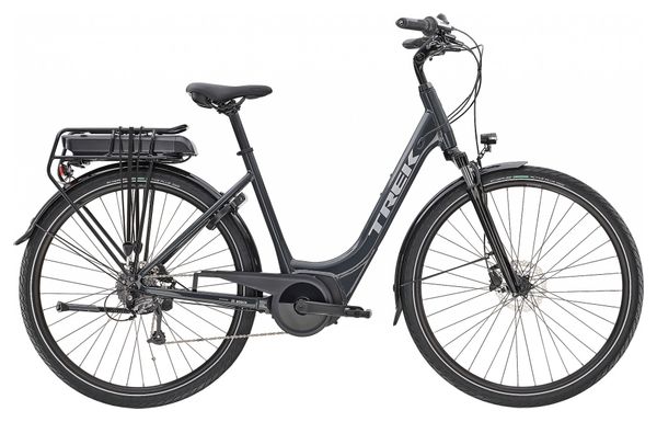 Vélo de Ville Électrique Trek Verve+ 1 Lowstep Shimano Altus 8V 500 Wh 700 mm Noir 2023