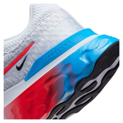 Nike React Infinity Run Flyknit 3 Grey Pink Blue Women's Running Shoes