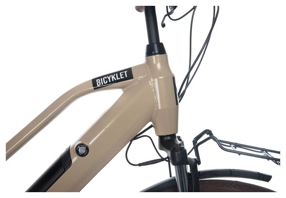 Bicyklet Camille Electric City Bike Shimano Acera/Altus 8S 504 Wh 700 mm Ivory Beige